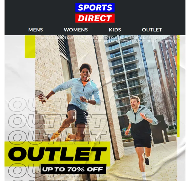 Sportsdirect.com: Sleva až 70 % na 2600 stylů – červen 2026 | Nuslet.cz