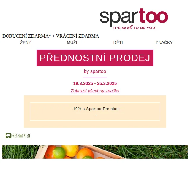 Spartoo: Až -50 % na Dream in Green, Timberland, Lauren Ralph Lauren a Buffalo – březen 2026 | Nuslet.cz