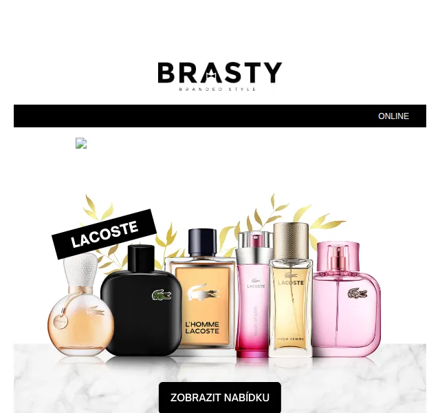 BRASTY: Sleva 10% na Lacoste – červenec 2022 | Nuslet.cz