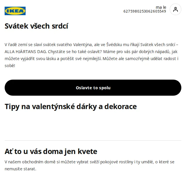 Ikea: Valentýnské slevy – únor 2026 | Nuslet.cz