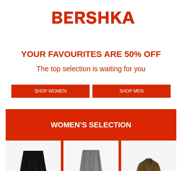 Bershka: sleva až 50 % – srpen 2026 | Nuslet.cz