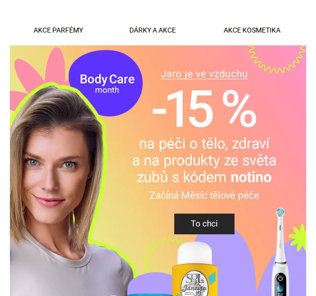 Notino: Měsíc péče o tělo a zdraví s 15% slevou – červen 2026 | Nuslet.cz