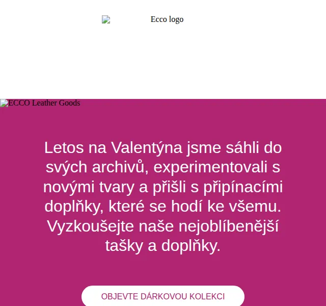 ECCO: Dárková kolekce k svátku – září 2026 | Nuslet.cz