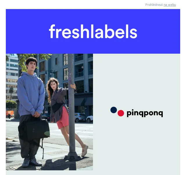Freshlabels: pinqponq, Veja, Thinking MU – slevy až 25 % – červenec 2026 | Nuslet.cz