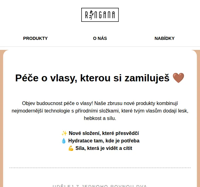 RINGANA: FRESH Shampoo repair & volume – červen 2026 | Nuslet.cz