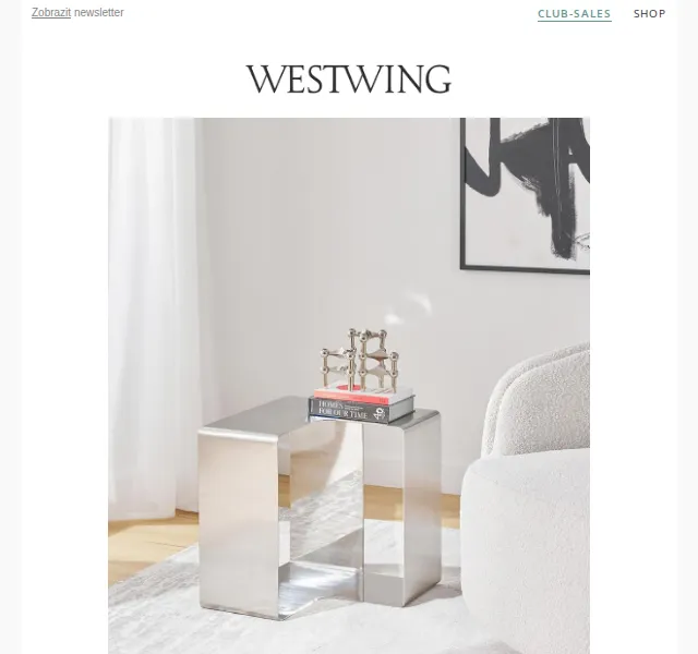 Westwing: Letní oblíbenci, chromový trend a značky RÖSLE, Villeroy & Boch – červen 2026 | Nuslet.cz