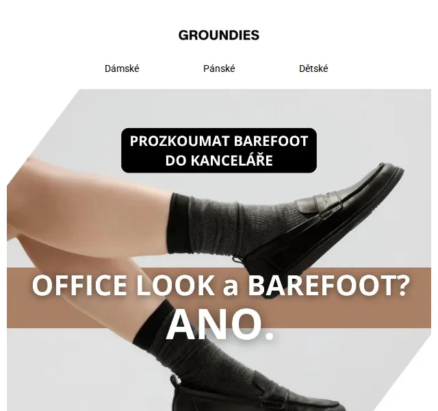 Groundies: Barefoot boty do kanceláře – duben 2026 | Nuslet.cz