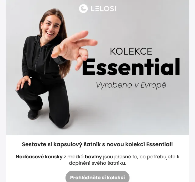 LELOSI: Kolekce Essential s kódem 4FOR2 – srpen 2026