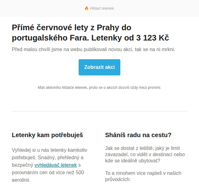 Cestujlevne.com: Přímé lety Praha – Faro od 3 123 Kč – červen 2026 | Nuslet.cz