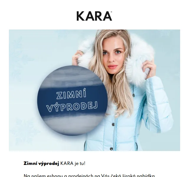 KARA: Zimní výprodej bund a kabátů – červen 2026 | Nuslet.cz