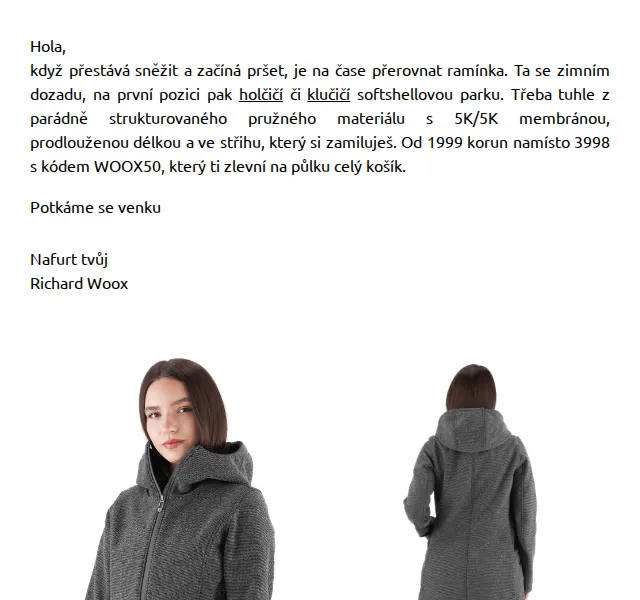Richard Woox: softshellová parka od 1999 Kč – červen 2026 | Nuslet.cz