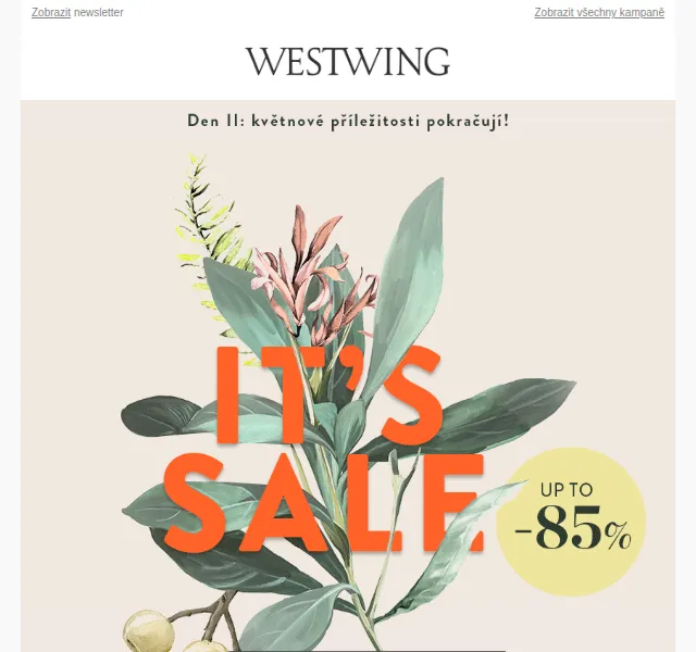 Westwing: Slevy až 85 % a Spring Box – červen 2026 | Nuslet.cz