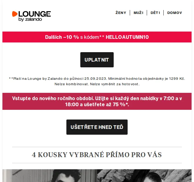 Lounge by Zalando: Mango, Napapijri & ECCO se slevou až 75 % – červen 2026 | Nuslet.cz
