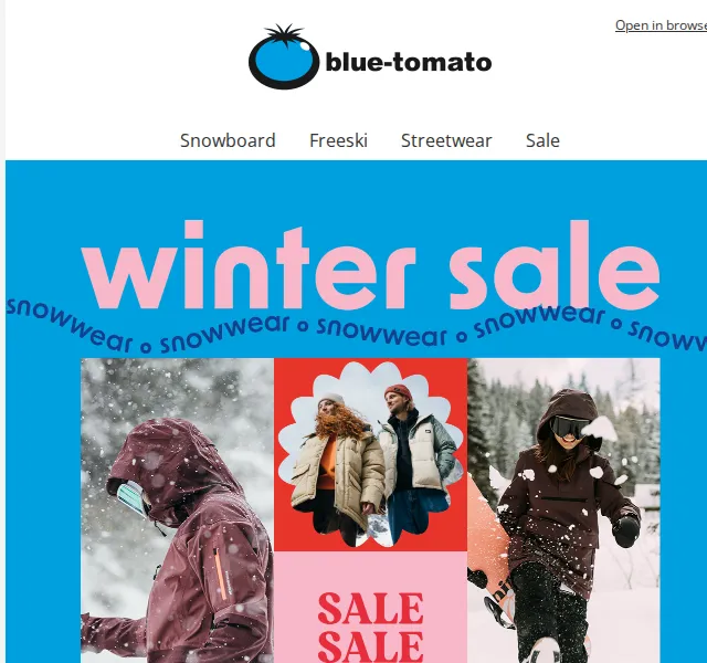 Blue Tomato: Winter Sale Snowwear -30% – červen 2026 | Nuslet.cz