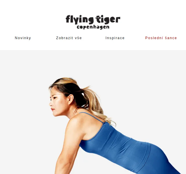 Flying Tiger Copenhagen: Fitness pomůcky a sportovní vybavení – červen 2026 | Nuslet.cz