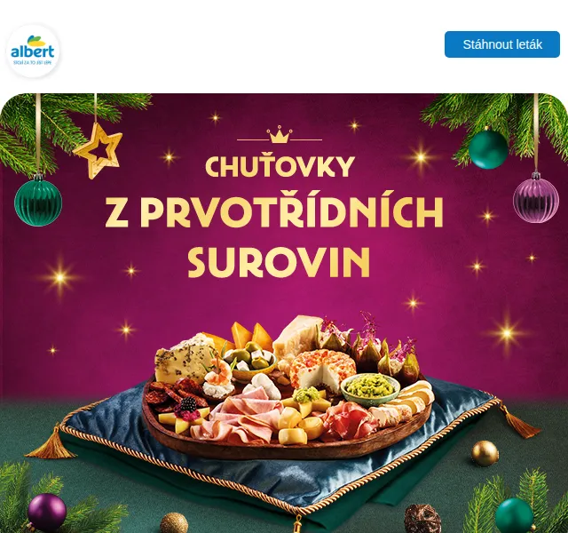 Albert: Sleva až 40 % na delikatesy Albert Excellent – červen 2026 | Nuslet.cz