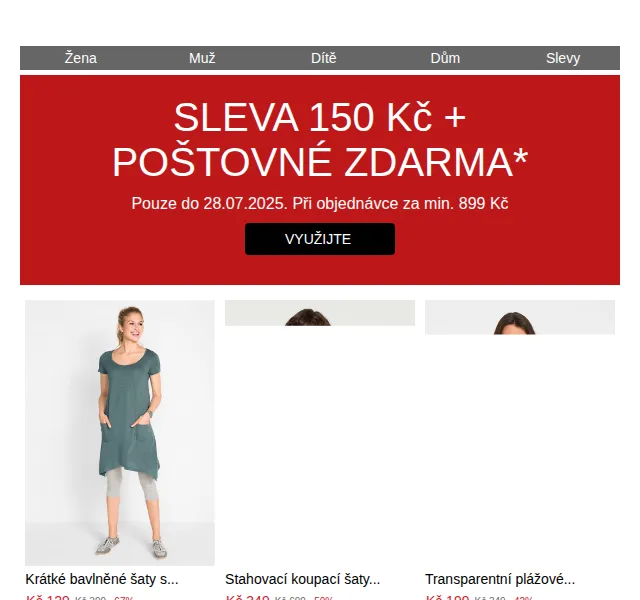 bonprix: Letní slevy až 50 % – červen 2026 | Nuslet.cz