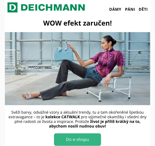 Deichmann: CATWALK obuv a doplňky – srpen 2026 | Nuslet.cz