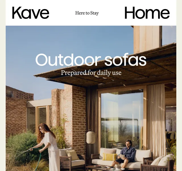 Kave Home Sale: Outdoor sofas – červen 2026 | Nuslet.cz