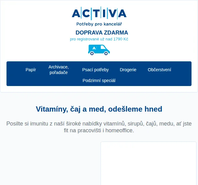 Activa: Vitamíny, čaj a med – červen 2026 | Nuslet.cz
