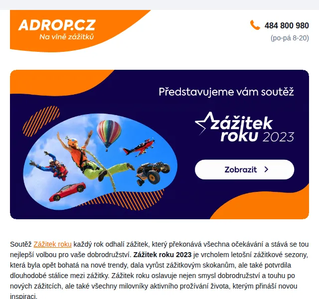 Adrop: Zážitek roku 2023 – bungee jumping, sleva 42 % – červen 2026 | Nuslet.cz