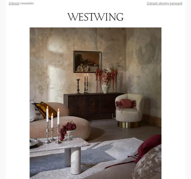 Westwing: Mystique Christmas – vánoční dekorace a nábytek – červen 2026 | Nuslet.cz