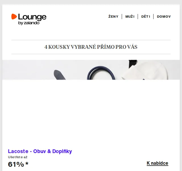 Lounge by Zalando: Lacoste, Etam & See by Chloé – až 85% sleva – červenec 2026 | Nuslet.cz