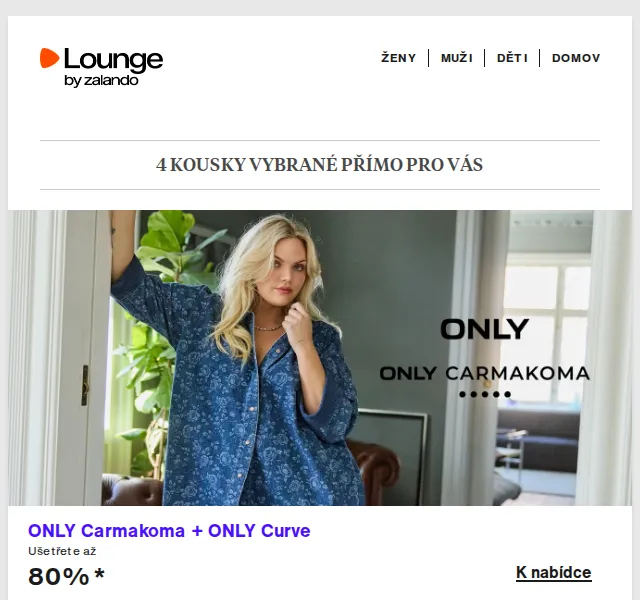 Lounge by Zalando: ONLY, Napapijri, Stradivarius – až 80 % | Duben 2026