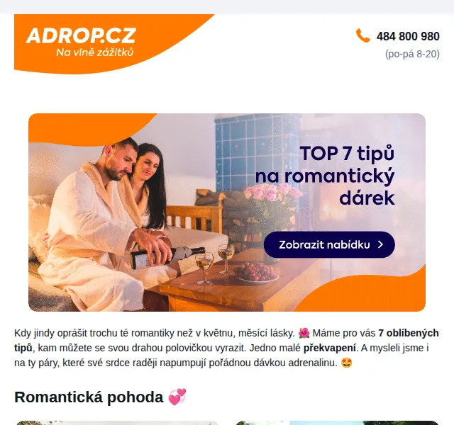 Tipy na rande: Zážitkové dárky a romantické nápady