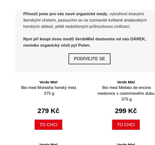 Potten & Pannen: Bio medy VerdeMiel a slevy – červen 2026 | Nuslet.cz