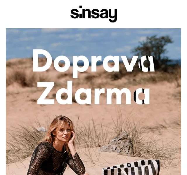 Sinsay: Doprava zdarma – červen 2026 | Nuslet.cz