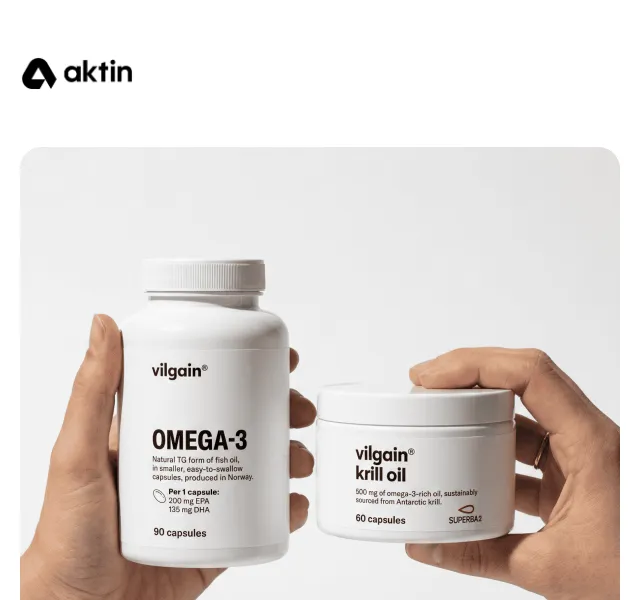 Aktin: Omega-3 kapky a krilový olej – červen 2026