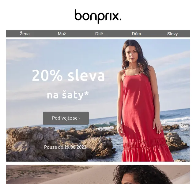 bonprix: 20% sleva na šaty – červen 2023 | Nuslet.cz