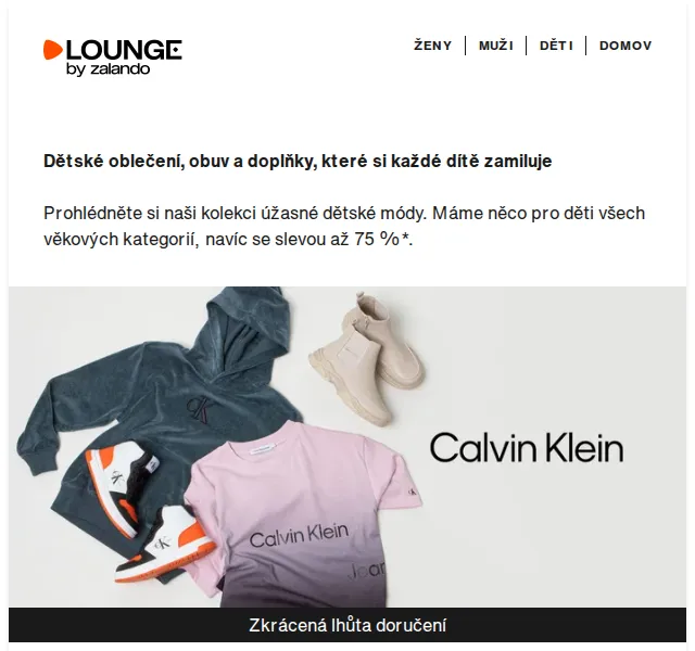 Lounge by Zalando: Dětská móda se slevou až 76 % – červen 2026 | Nuslet.cz