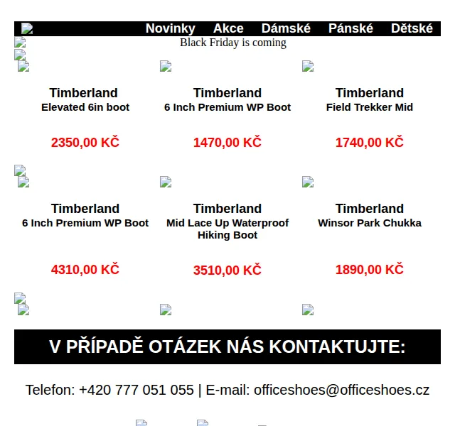 Office Shoes: Timberland ve výprodeji – červen 2026 | Nuslet.cz