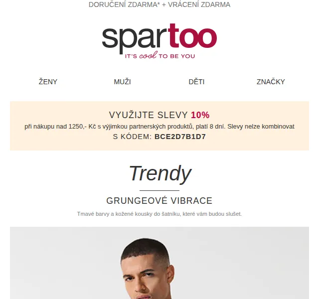 Spartoo.cz: Grunge boty Dr. Martens a Converse – červen 2026 | Nuslet.cz