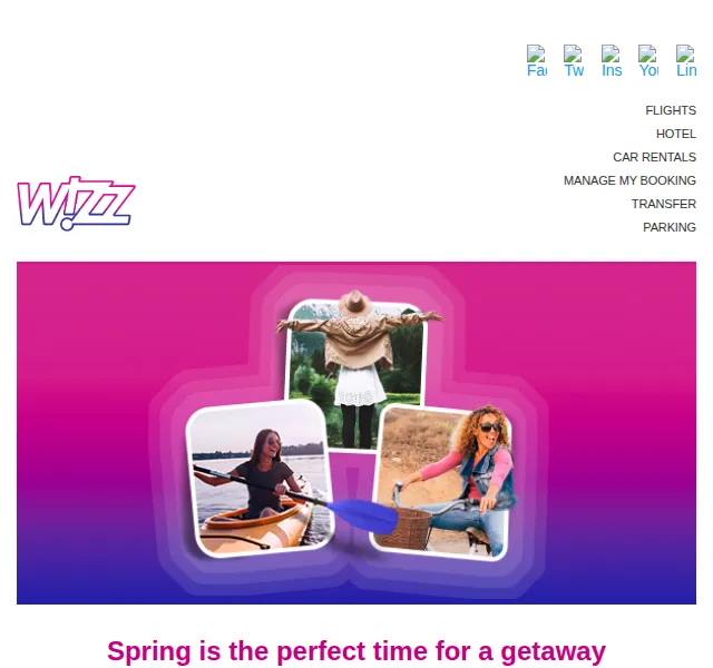 Wizz Air: Letenky od 19.99 EUR – červenec 2026 | Nuslet.cz