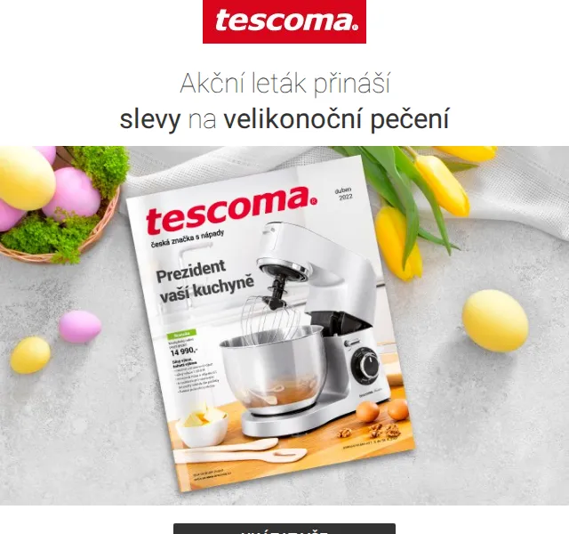 Tescoma: Slevy na duben 2026 – až 28 % na nádobí HOME PROFI | Nuslet.cz