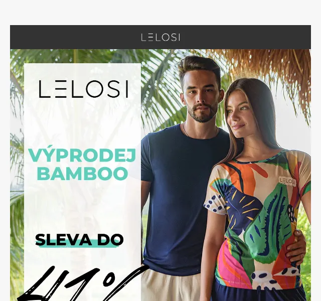 LELOSI: Slevy až 41 % na Bamboo kolekci – červen 2026 | Nuslet.cz