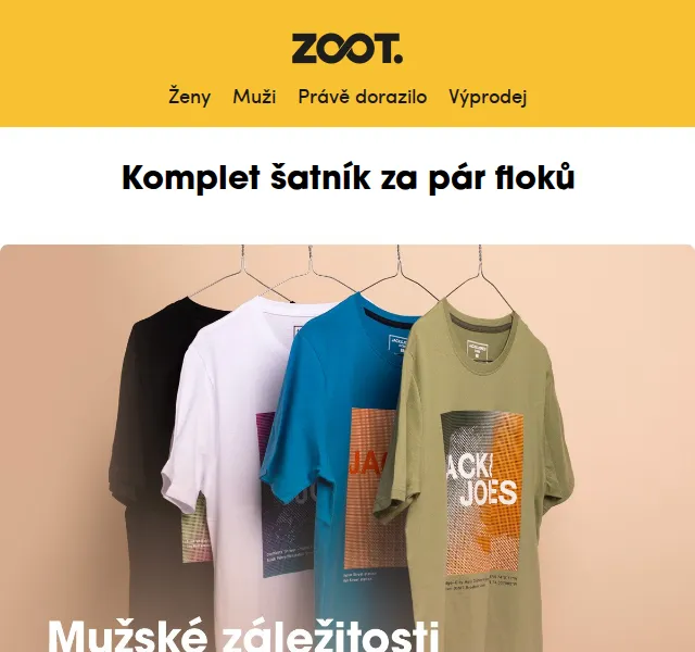 ZOOT: Pánské kousky za 319 Kč – červen 2026 | Nuslet.cz
