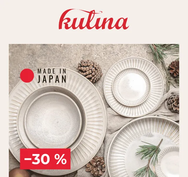 KULINA.cz: Made in Japan keramika -30 % – červen 2026 | Nuslet.cz