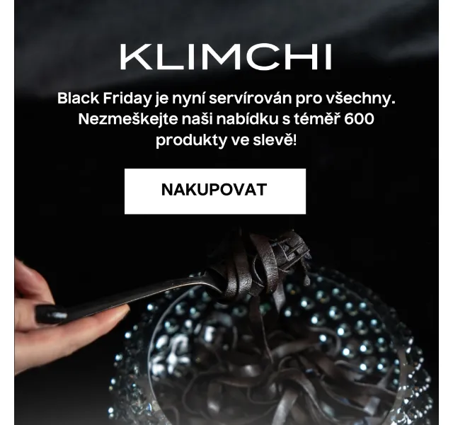 KLIMCHI: Až 60% slevy na ručně foukané sklo – červen 2026 | Nuslet.cz