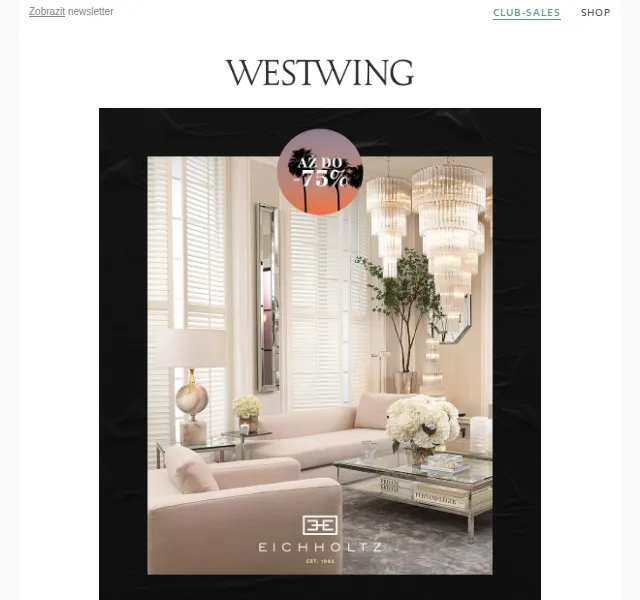 Westwing: Eichholtz luxusní nábytek a Soft Girl trend – červen 2026 | Nuslet.cz