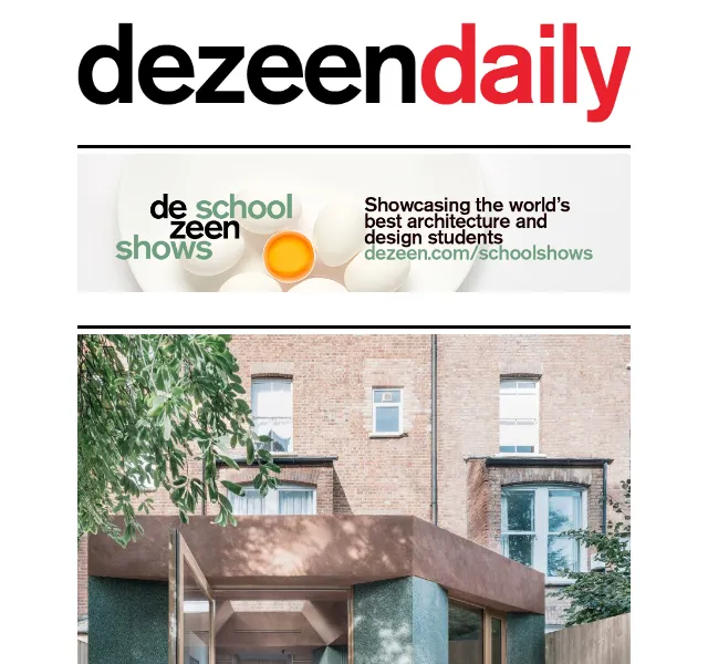 Dezeen Daily: Architektura a design – červenec 2026 | Nuslet.cz