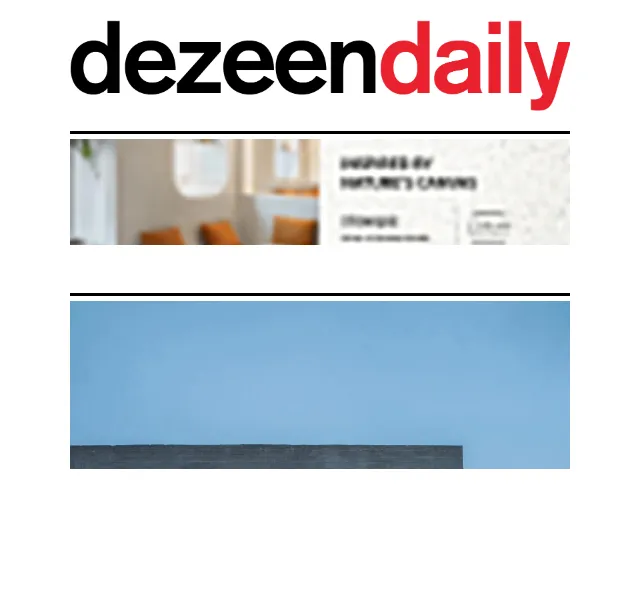 Dezeen Daily: Architektura a design – červen 2026 | Nuslet.cz