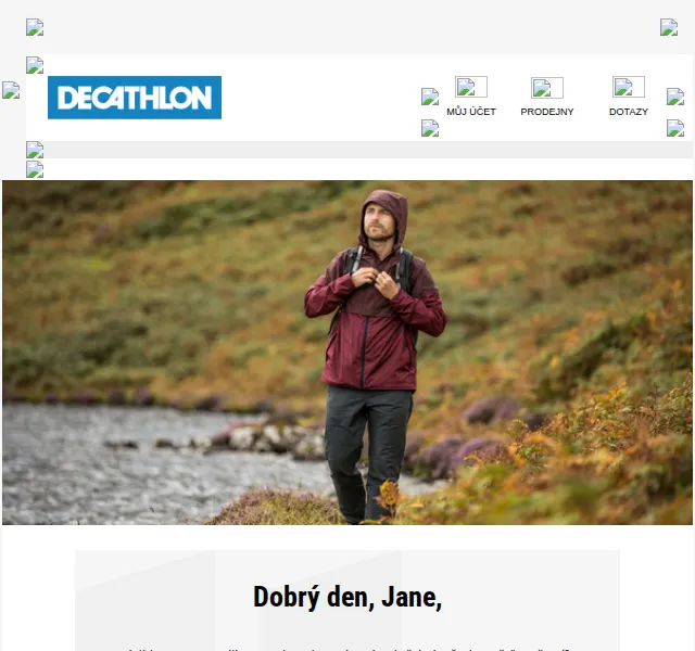 Decathlon: nepromokavé bundy a boty – červen 2026 | Nuslet.cz