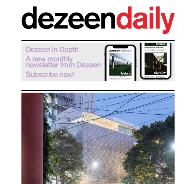 Dezeen Daily: Architektonické novinky – červen 2026 | Nuslet.cz