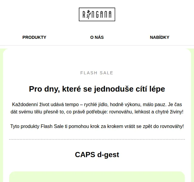 Flash Sale -20 % na Daily Balance produkty | RINGANA