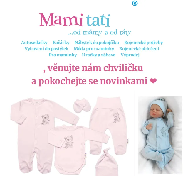 Mamitati.cz: Baby Nellys ručně šité oblečky od 139 Kč – červen 2026 | Nuslet.cz