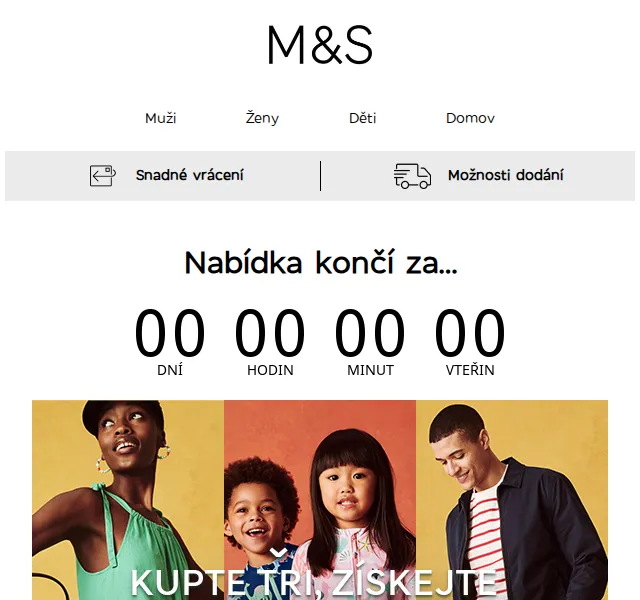 Marks and Spencer: 20% sleva na módu a domov – červenec 2026 | Nuslet.cz